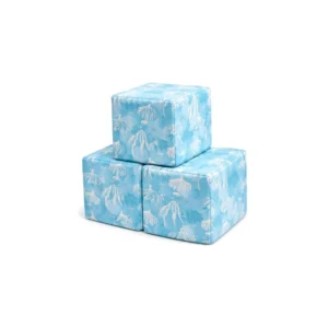 Aqua Coral 30 cm soft play cube – view 2