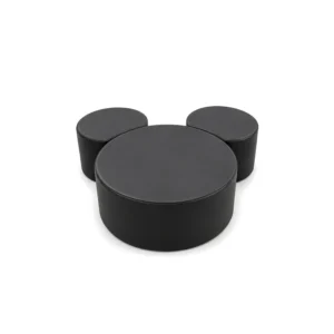 Black mouse ears soft play ottoman – view 3