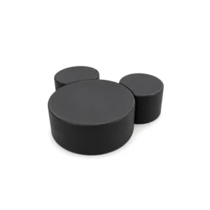 Black mouse ears soft play ottoman – view 2