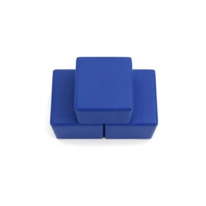 Blue 30 cm soft play cube – view 5