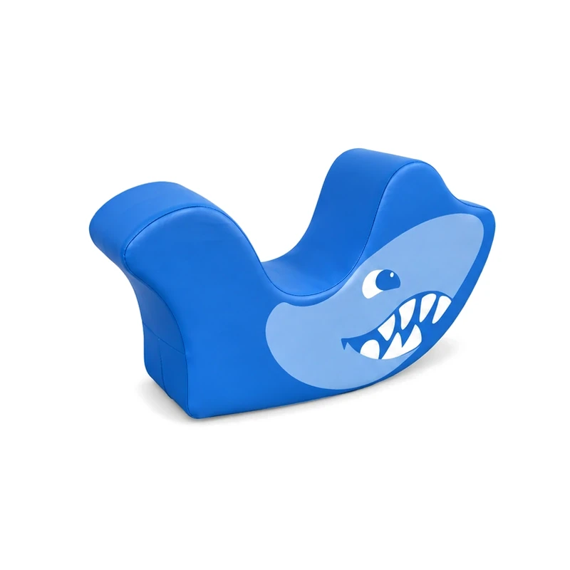 Blue shark soft play rocker