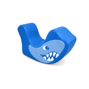 Blue shark soft play rocker – view 2