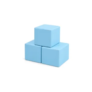 Sky Blue 30 cm soft play cube – view 2
