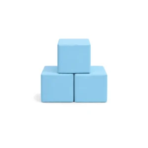 Sky Blue 30 cm soft play cube – view 4