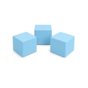 Sky Blue 30 cm soft play cube – view 5
