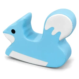 Blue squirrel soft play rocker – view 4
