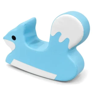 Blue squirrel soft play rocker – view 5