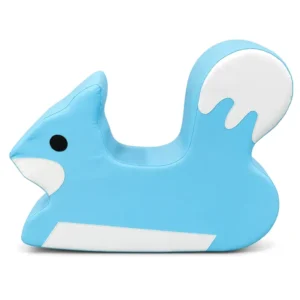 Blue squirrel soft play rocker – view 3