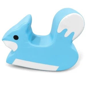 Blue squirrel soft play rocker – view 6