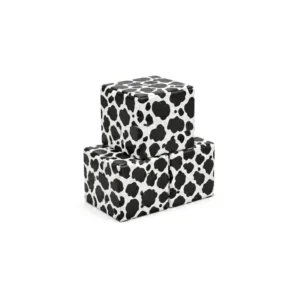 Cow Print 30 cm soft play cube