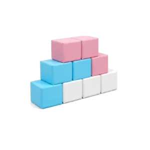 Pastel soft play stair block set