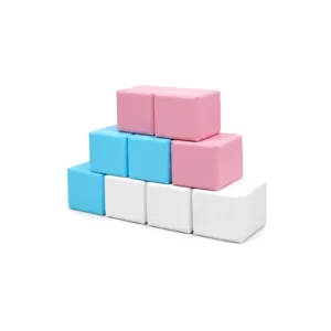 Pastel soft play stair block set – view 2