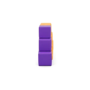 Purple and orange soft play stair block set – view 4