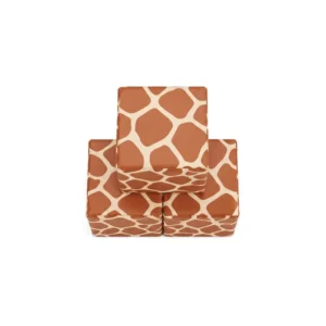 Giraffe Print 30 cm soft play cube – view 6