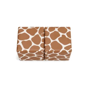 Giraffe print double soft play cube – view 6
