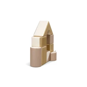 Gold and cream soft play building block set – view 5