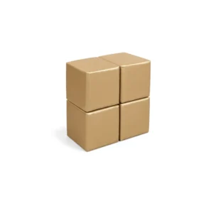 Gold 30 cm soft play cube