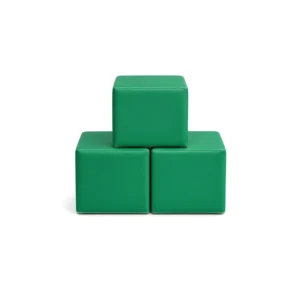 Forest Green 30 cm soft play cube – view 3