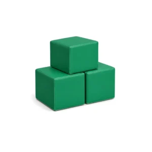 Forest Green 30 cm soft play cube