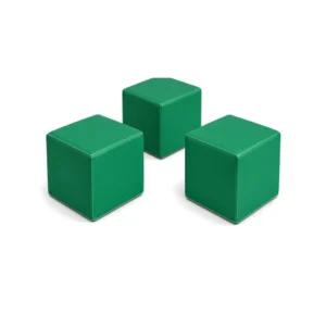Forest Green 30 cm soft play cube – view 5