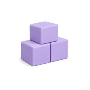 Lavender 30 cm soft play cube