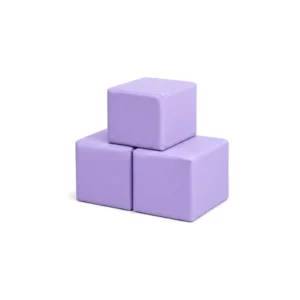 Lavender 30 cm soft play cube – view 2