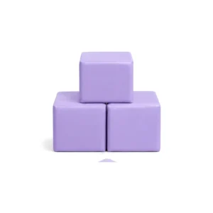 Lavender 30 cm soft play cube – view 4