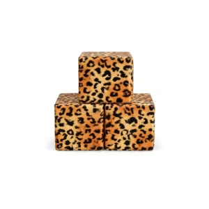 Leopard Print 30 cm soft play cube – view 3
