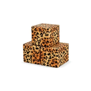 Leopard Print 30 cm soft play cube – view 2