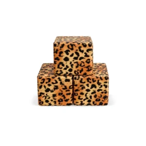 Leopard Print 30 cm soft play cube – view 4