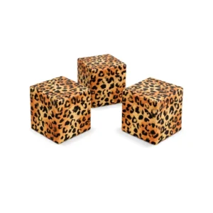 Leopard Print 30 cm soft play cube – view 5