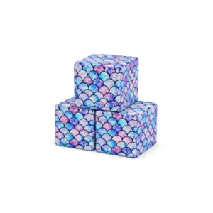 Mermaid Scale 30 cm soft play cube – view 2