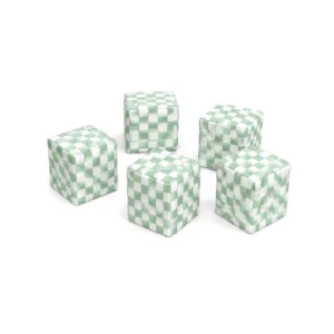 Mint Checker 30 cm soft play cube – view 5