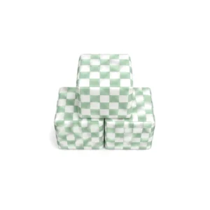 Mint Checker 30 cm soft play cube – view 6