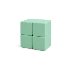 Mint 30 cm soft play cube – view 2
