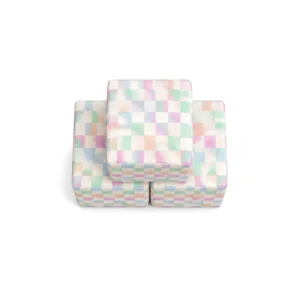 Pastel Checker 30 cm soft play cube – view 6