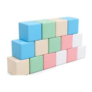 Pastel Mix soft play stacking block