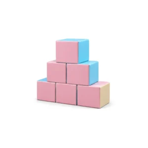 Pastel 30 cm soft play cube – view 2