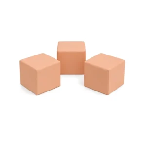 Peach 30 cm soft play cube – view 5