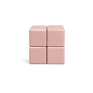 Blush Pink 30 cm soft play cube – view 3
