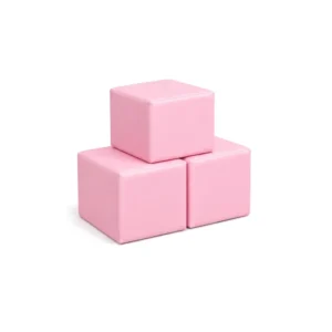 Pink 30 cm soft play cube