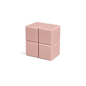 Blush Pink 30 cm soft play cube – view 2