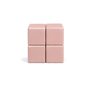 Blush Pink 30 cm soft play cube – view 4