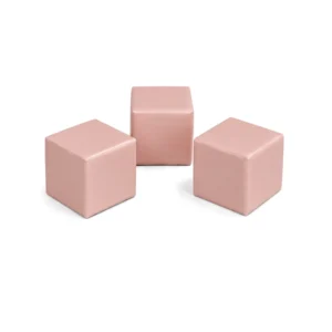 Blush Pink 30 cm soft play cube – view 5