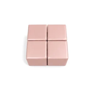 Blush Pink 30 cm soft play cube – view 6
