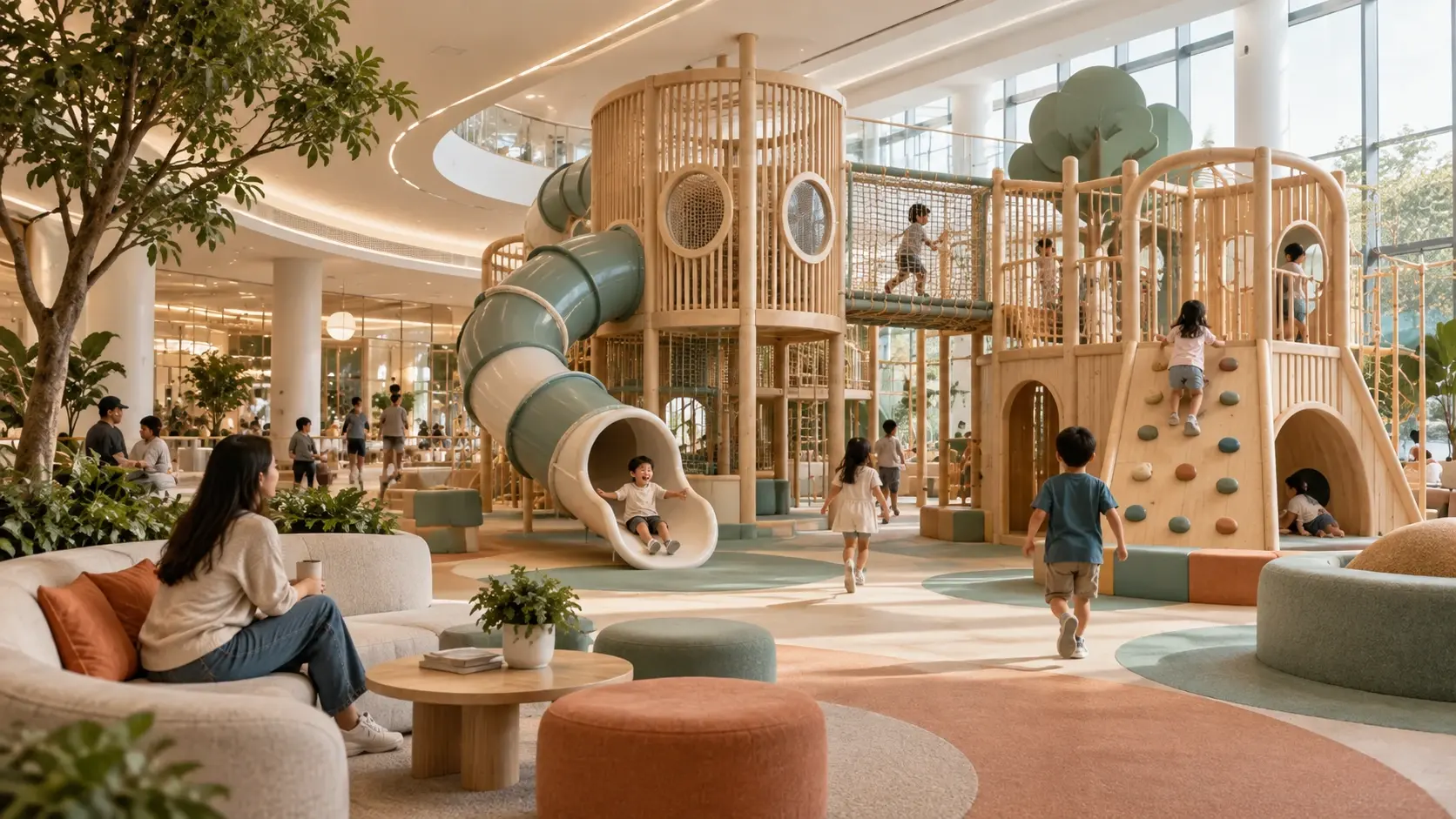 Commercial indoor playground in a shopping mall in Dubai