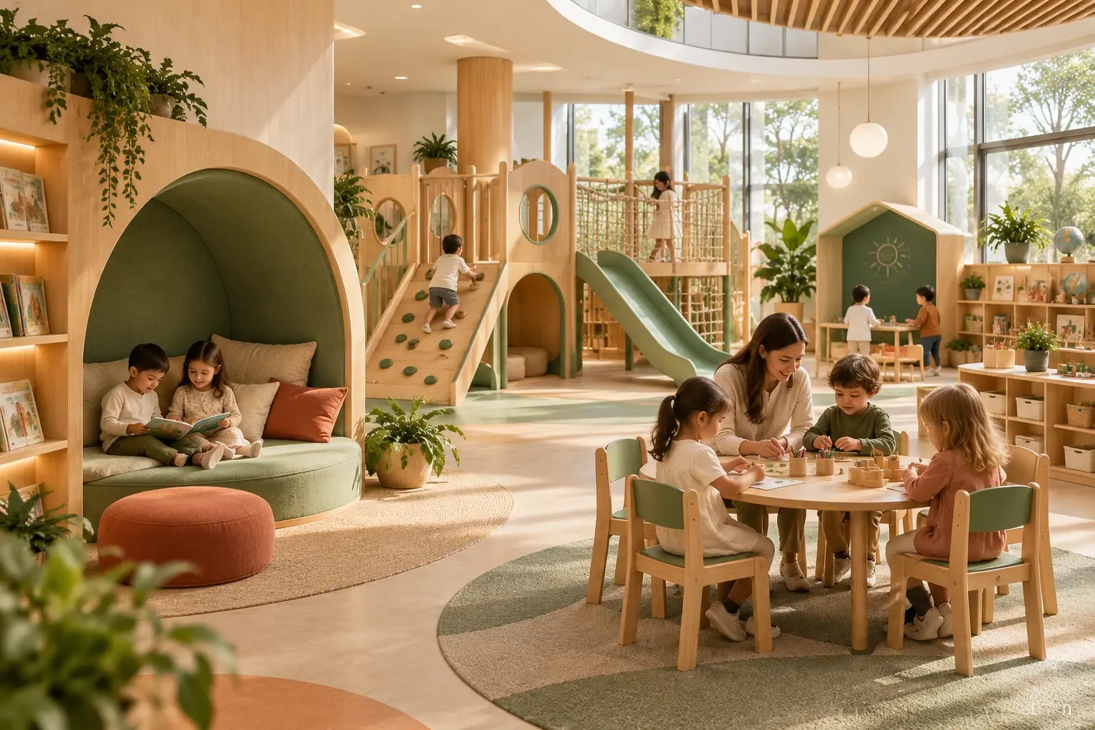 Educational indoor playground for an international school in Australia