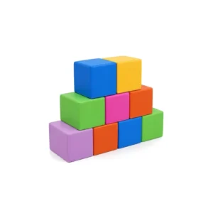 Rainbow soft play stacking block – view 5