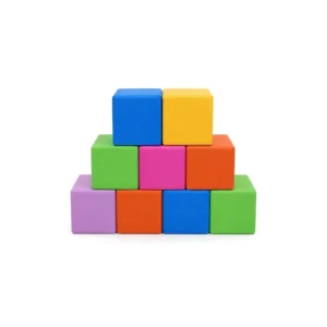 Rainbow soft play stacking block – view 6