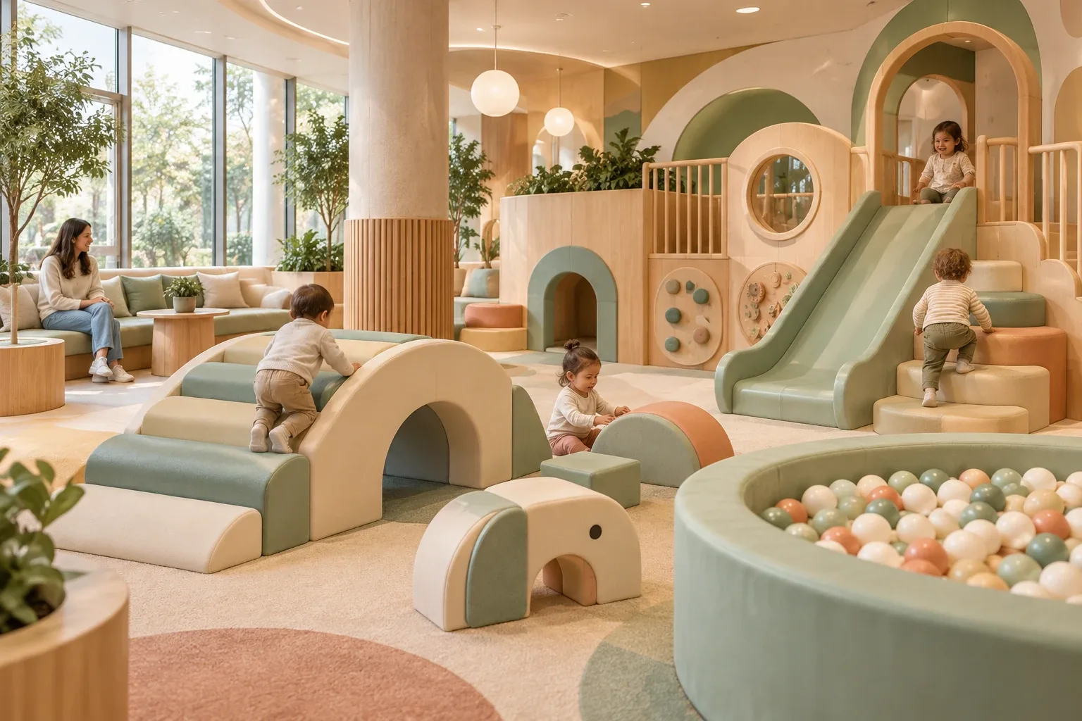 Soft play center for a family entertainment venue in Canada